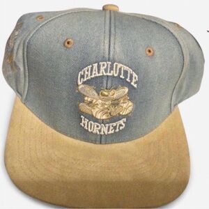 Mitchell & Ness NBA Charlotte Hornets Baby Blue Jean Adjustable Snapback Hat NWT